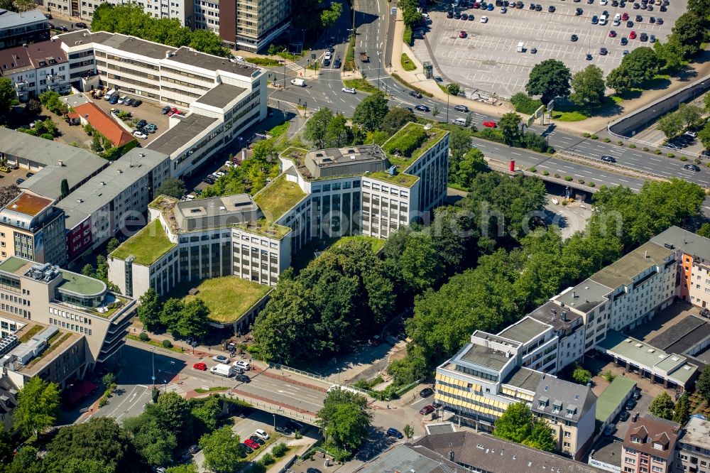 Essen from above - Company grounds and facilities of ista Germany GmbH in Essen in the state North Rhine-Westphalia