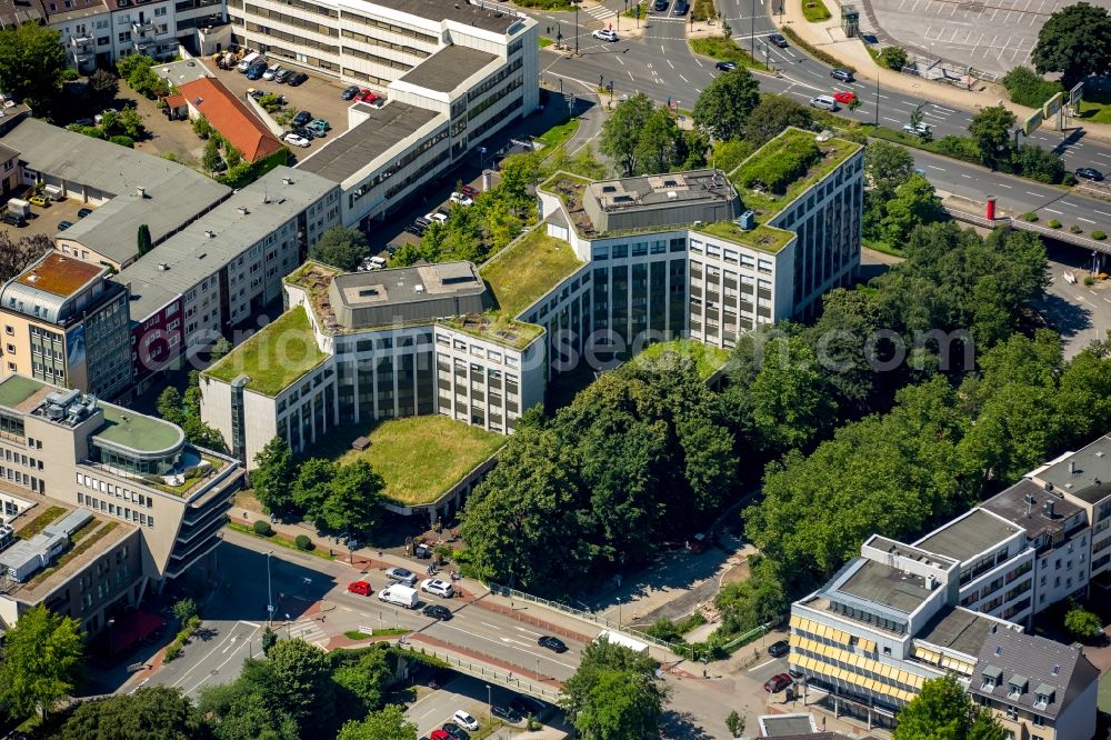 Essen from the bird's eye view: Company grounds and facilities of ista Germany GmbH in Essen in the state North Rhine-Westphalia