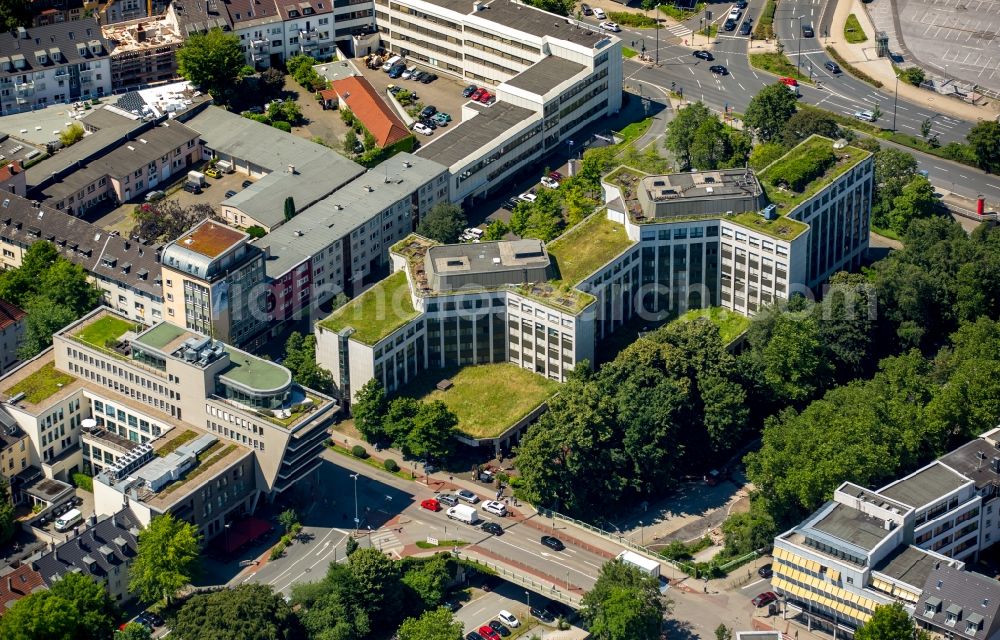 Aerial image Essen - Company grounds and facilities of ista Germany GmbH in Essen in the state North Rhine-Westphalia