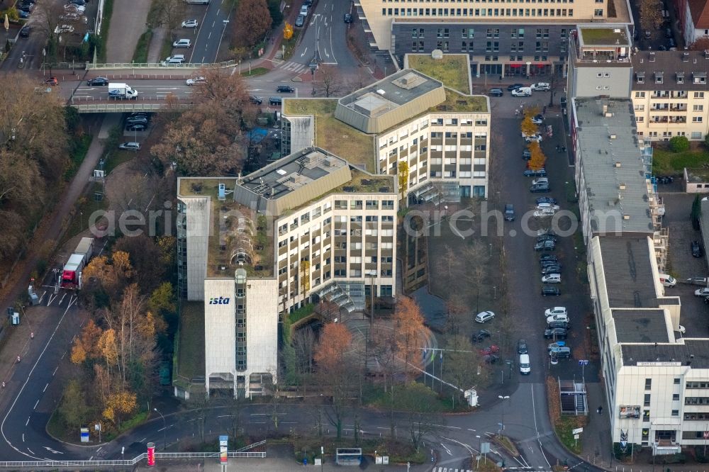 Aerial photograph Essen - Company grounds of ista Germany GmbH in Essen in the state North Rhine-Westphalia