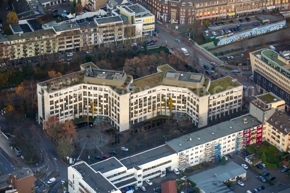 Essen from above - Company grounds of ista Germany GmbH in Essen in the state North Rhine-Westphalia