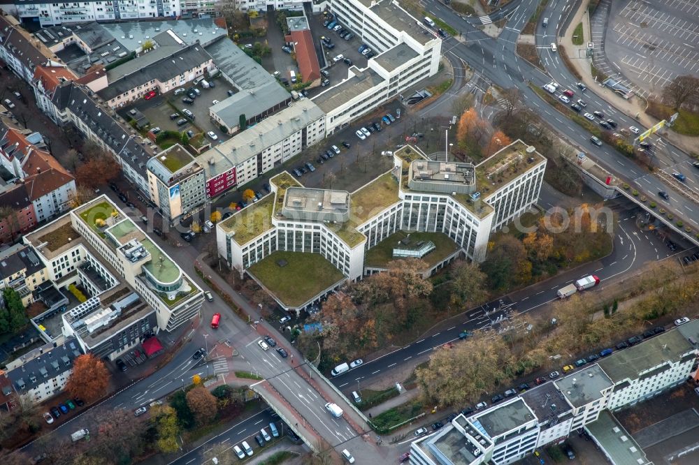 Essen from above - Company grounds of ista Germany GmbH in Essen in the state North Rhine-Westphalia