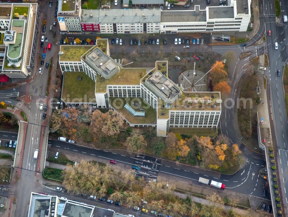 Essen from the bird's eye view: Company grounds of ista Germany GmbH in Essen in the state North Rhine-Westphalia