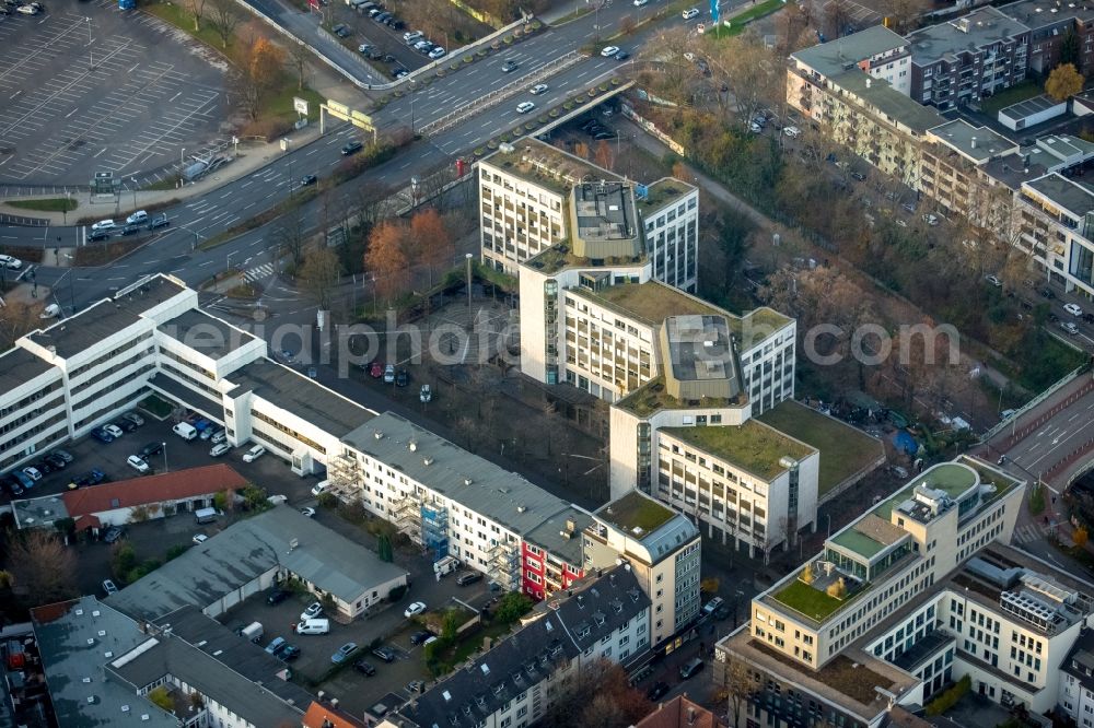 Essen from the bird's eye view: Company grounds of ista Germany GmbH in Essen in the state North Rhine-Westphalia