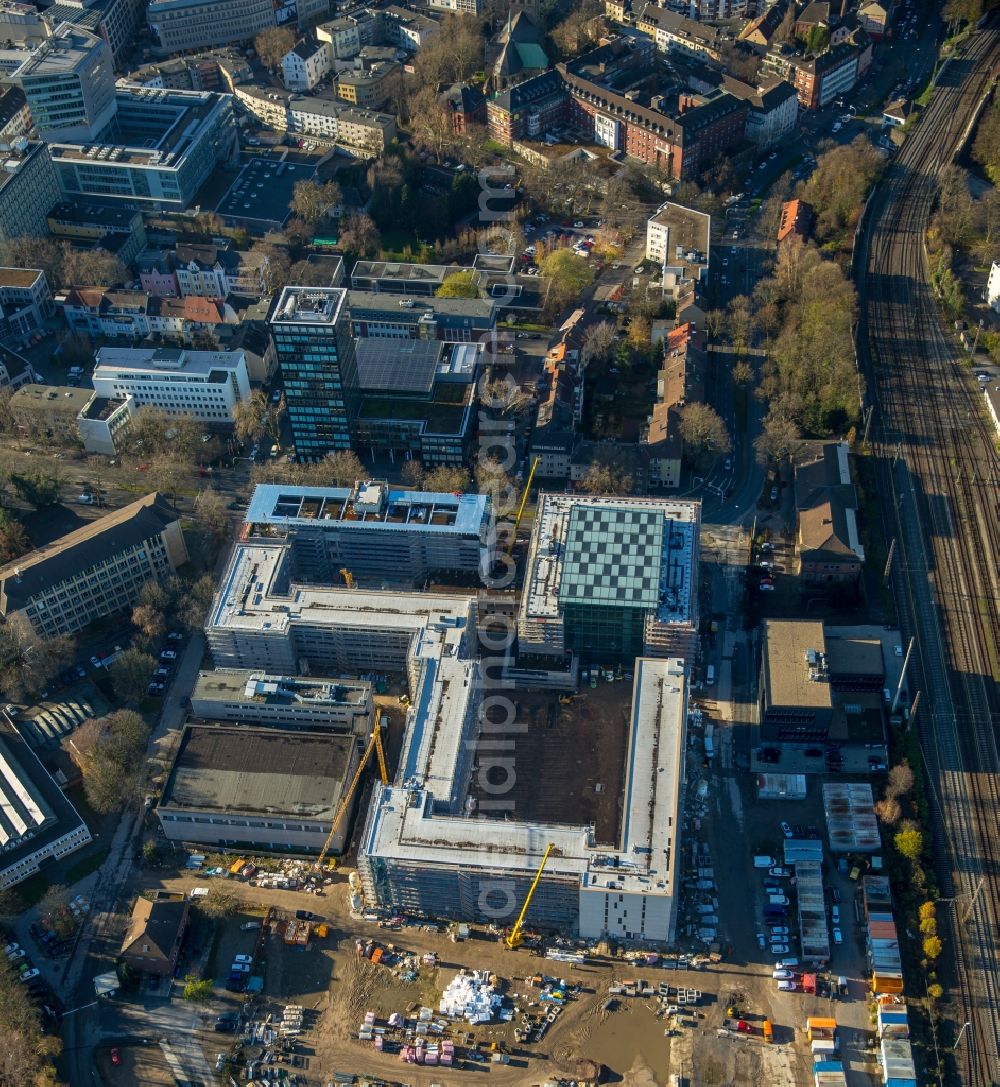 Aerial image Bochum - Company grounds and facilities of KONE an der Wittener Strasse in Bochum in the state North Rhine-Westphalia