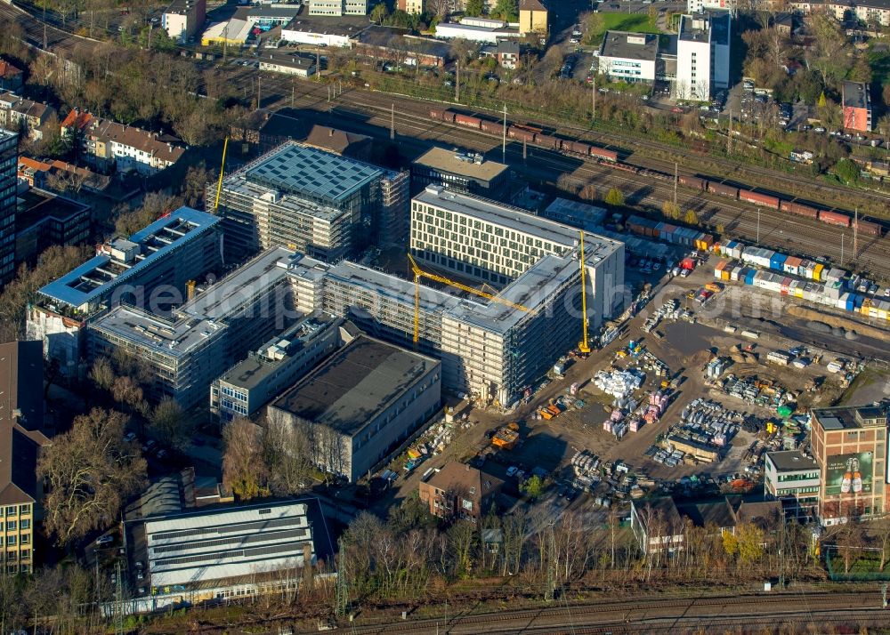 Aerial photograph Bochum - Company grounds and facilities of KONE an der Wittener Strasse in Bochum in the state North Rhine-Westphalia