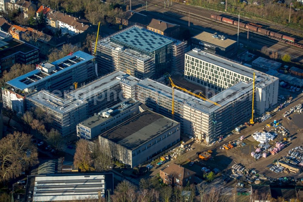 Bochum from above - Company grounds and facilities of KONE an der Wittener Strasse in Bochum in the state North Rhine-Westphalia