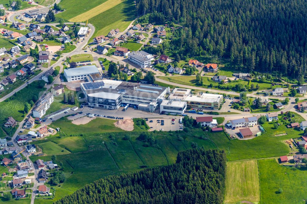 Aerial image Eisenbach (Hochschwarzwald) - Company grounds and facilities of F. Morat & Co. GmbH in Eisenbach (Hochschwarzwald) in the state Baden-Wuerttemberg, Germany