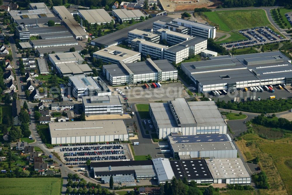 Aerial image Blomberg - Premises of PHOENIX CONTACT GmbH & Co. KG, Blomberg in the state of North Rhine-Westphalia