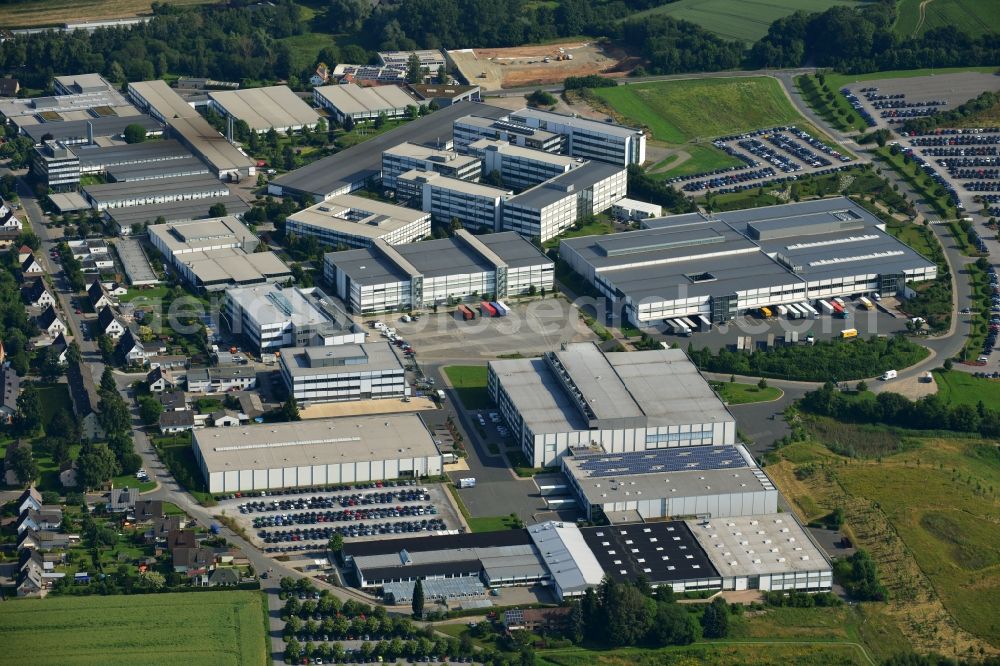 Aerial photograph Blomberg - Premises of PHOENIX CONTACT GmbH & Co. KG, Blomberg in the state of North Rhine-Westphalia