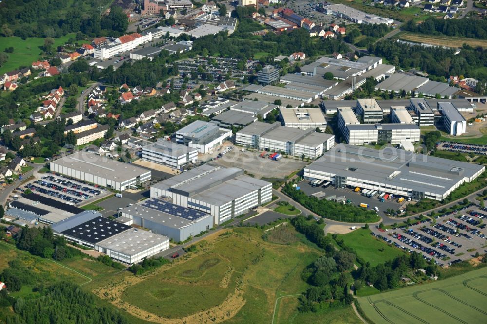 Aerial image Blomberg - Premises of PHOENIX CONTACT GmbH & Co. KG, Blomberg in the state of North Rhine-Westphalia