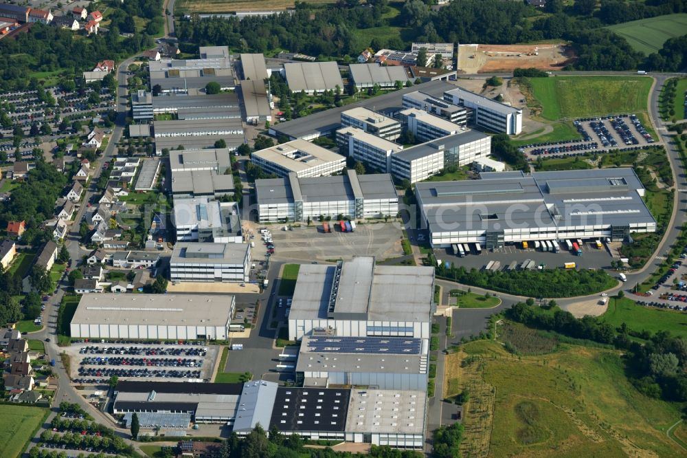 Aerial image Blomberg - Premises of PHOENIX CONTACT GmbH & Co. KG, Blomberg in the state of North Rhine-Westphalia