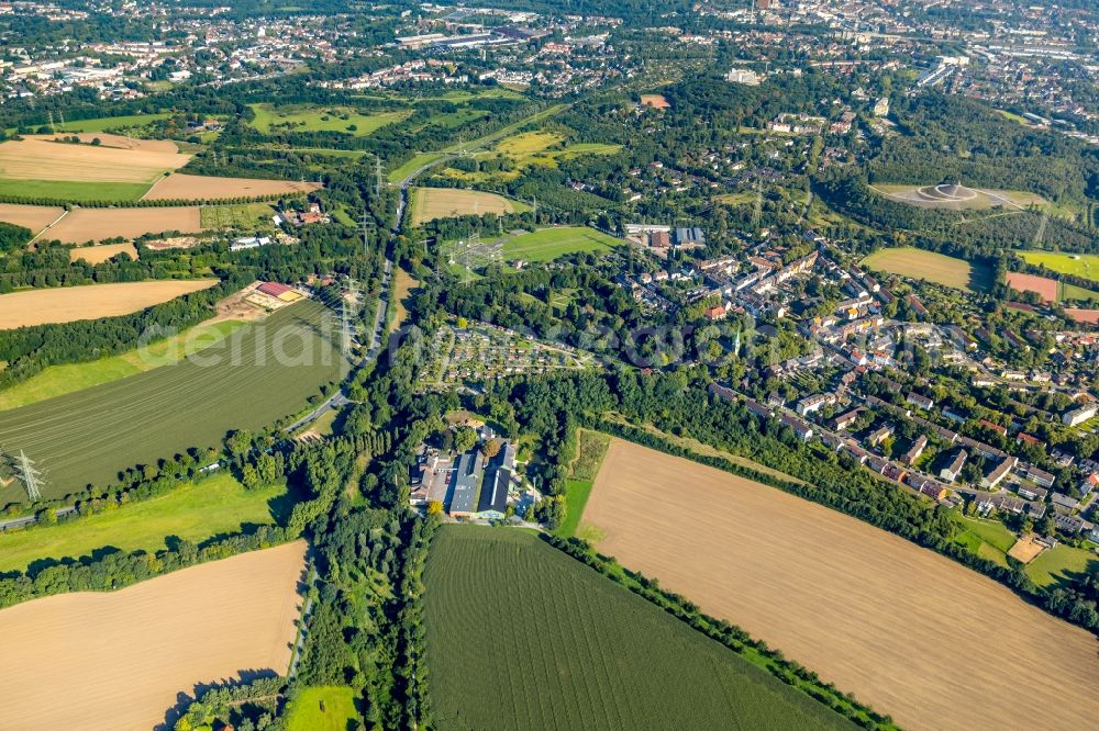 Essen from the bird's eye view: Company grounds and facilities of Seco Kaeltetechnik GmbH in the district Wattenscheid in Essen in the state North Rhine-Westphalia, Germany