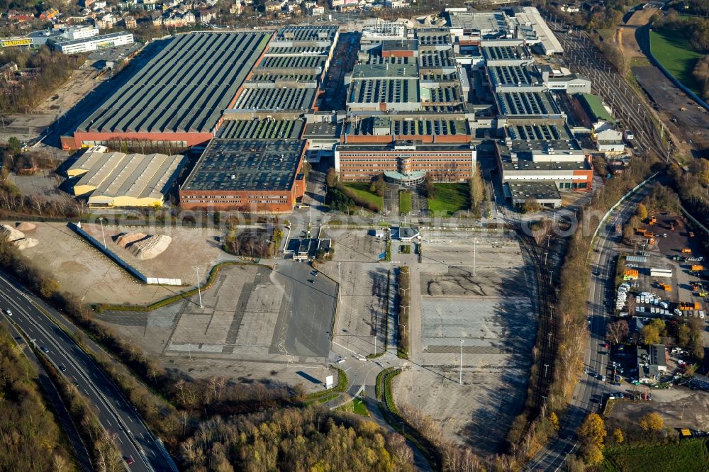 Bochum from the bird's eye view: Company grounds and facilities of the former Adam Opel AG Werkes Bochum I in Bochum in the state North Rhine-Westphalia