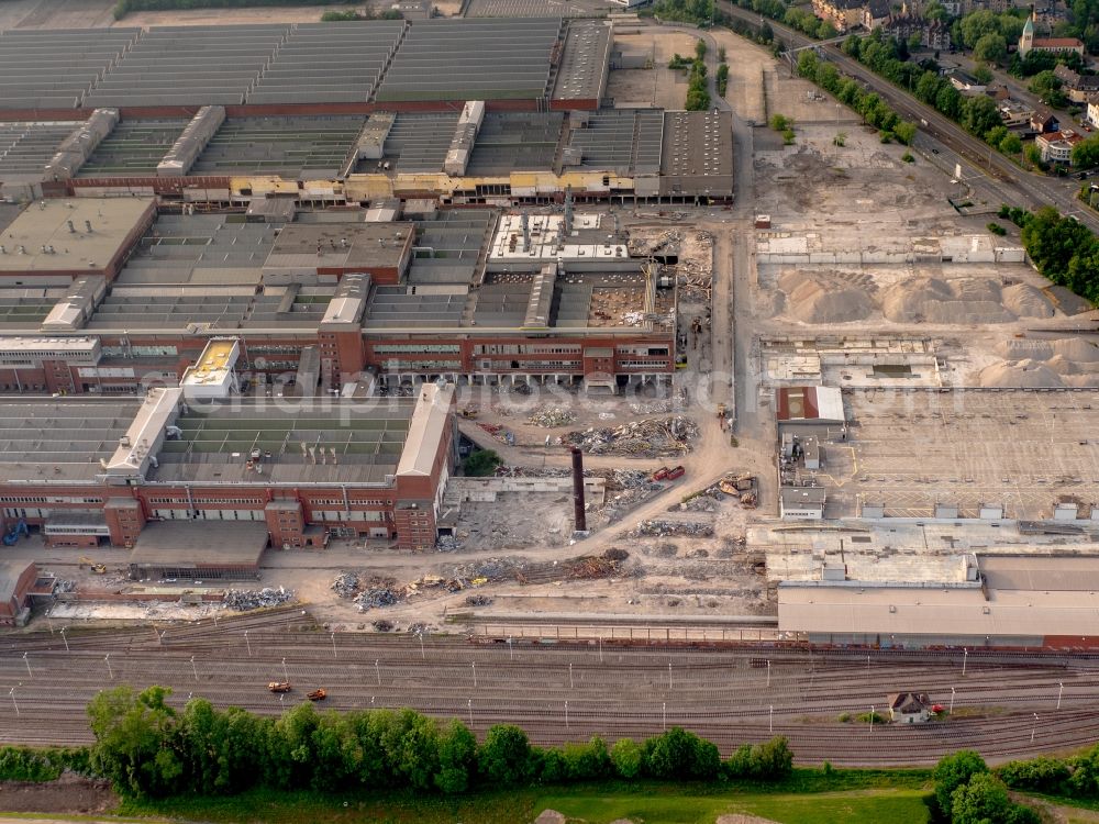 Bochum from the bird's eye view: Company grounds and facilities of the former Adam Opel AG Werkes Bochum I in Bochum in the state North Rhine-Westphalia