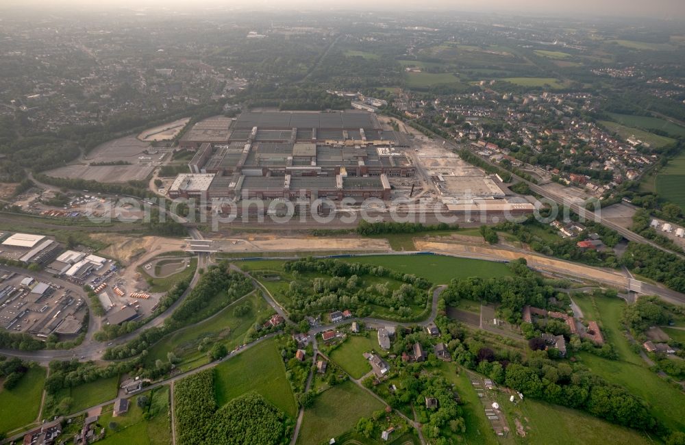 Aerial photograph Bochum - Company grounds and facilities of the former Adam Opel AG Werkes Bochum I in Bochum in the state North Rhine-Westphalia