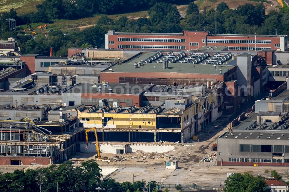 Bochum from the bird's eye view: Company grounds and facilities of the former Adam Opel AG Werkes Bochum I in Bochum in the state North Rhine-Westphalia