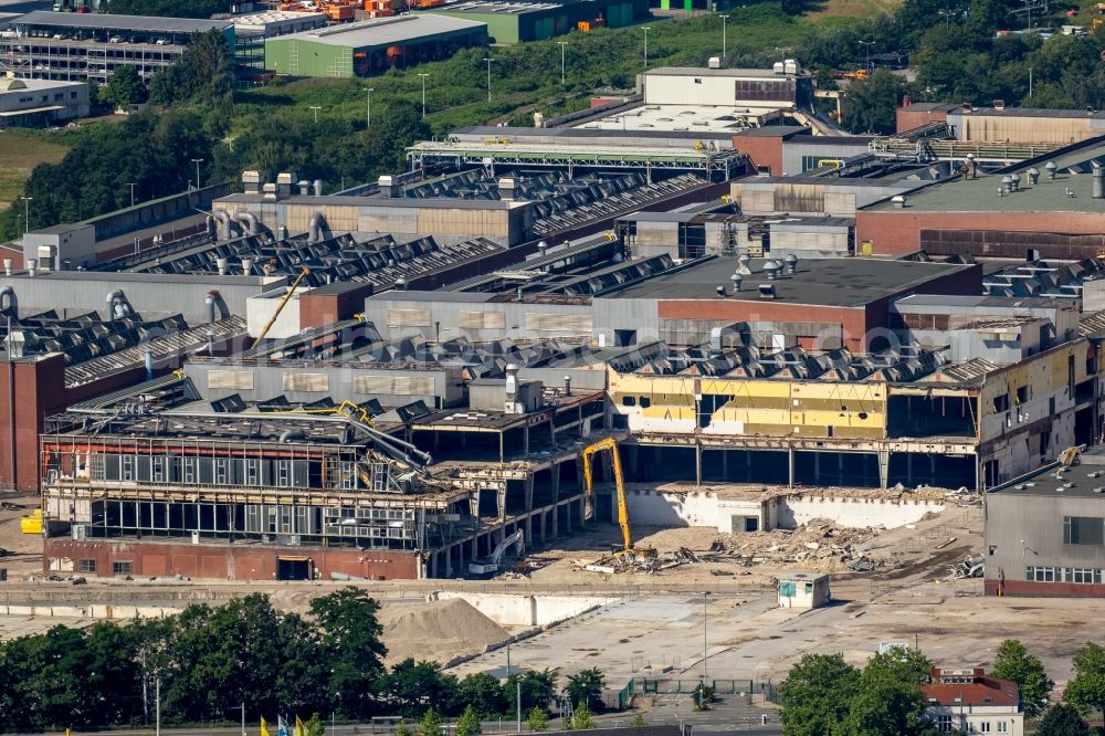 Aerial photograph Bochum - Company grounds and facilities of the former Adam Opel AG Werkes Bochum I in Bochum in the state North Rhine-Westphalia