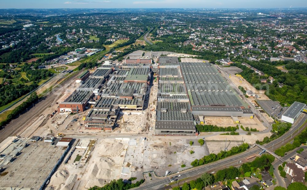 Bochum from above - Company grounds and facilities of the former Adam Opel AG Werkes Bochum I in Bochum in the state North Rhine-Westphalia