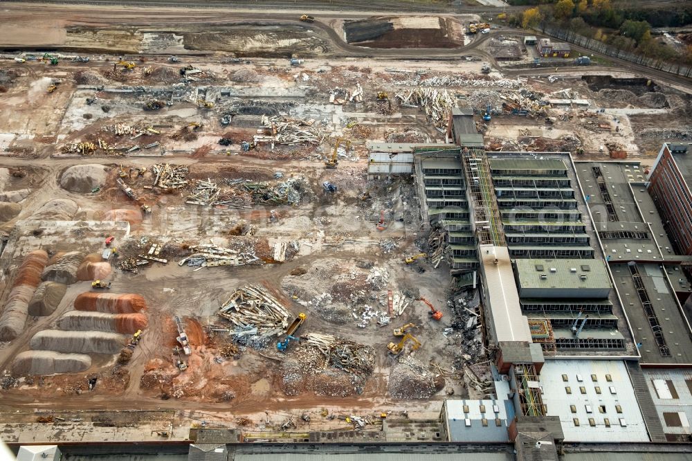 Aerial photograph Bochum - Company grounds and facilities of the former Adam Opel AG Werkes Bochum I in Bochum in the state North Rhine-Westphalia