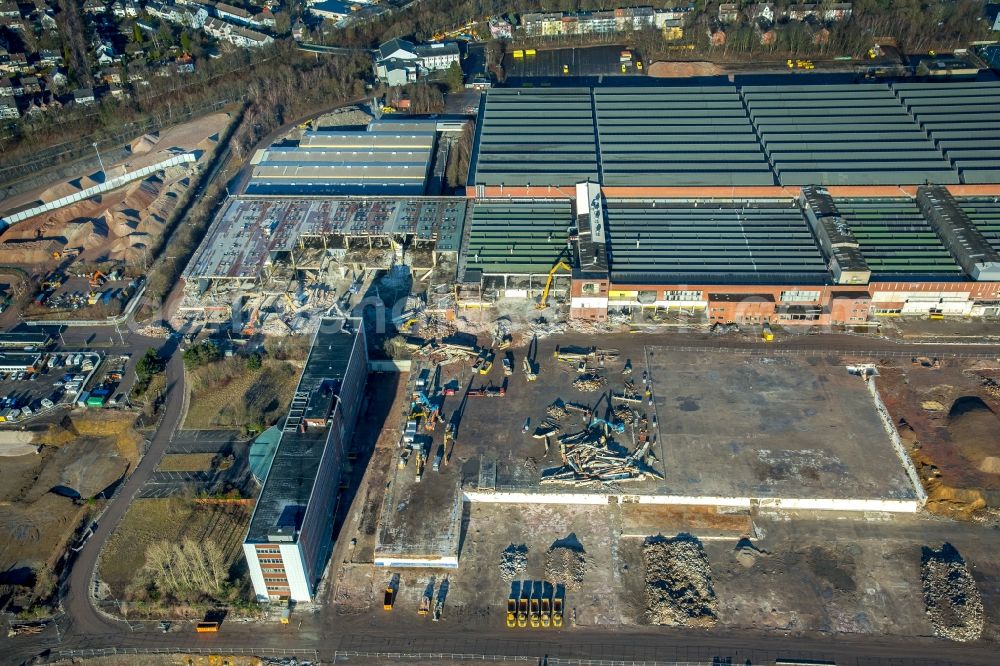 Aerial image Bochum - Company grounds and facilities of the former Adam Opel AG Werkes Bochum I in Bochum in the state North Rhine-Westphalia