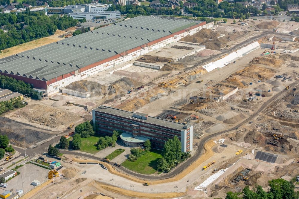 Aerial photograph Bochum - Company grounds and facilities of the former Adam Opel AG Werkes Bochum I in Bochum in the state North Rhine-Westphalia