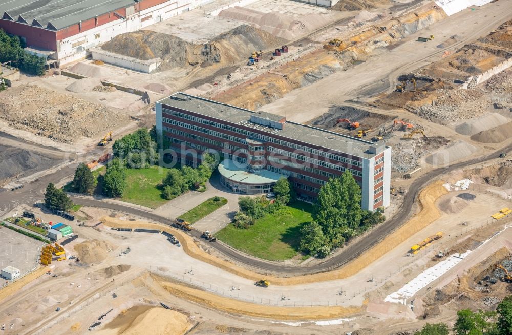 Bochum from above - Company grounds and facilities of the former Adam Opel AG Werkes Bochum I in Bochum in the state North Rhine-Westphalia