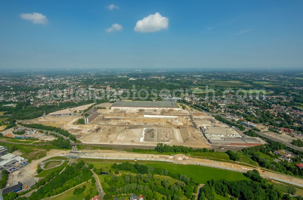 Aerial photograph Bochum - Company grounds and facilities of the former Adam Opel AG Werkes Bochum I in Bochum in the state North Rhine-Westphalia