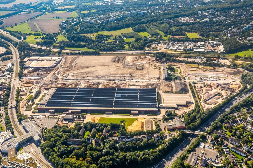 Aerial image Bochum - Company grounds and facilities of the former Adam Opel AG Werkes Bochum I in Bochum in the state North Rhine-Westphalia