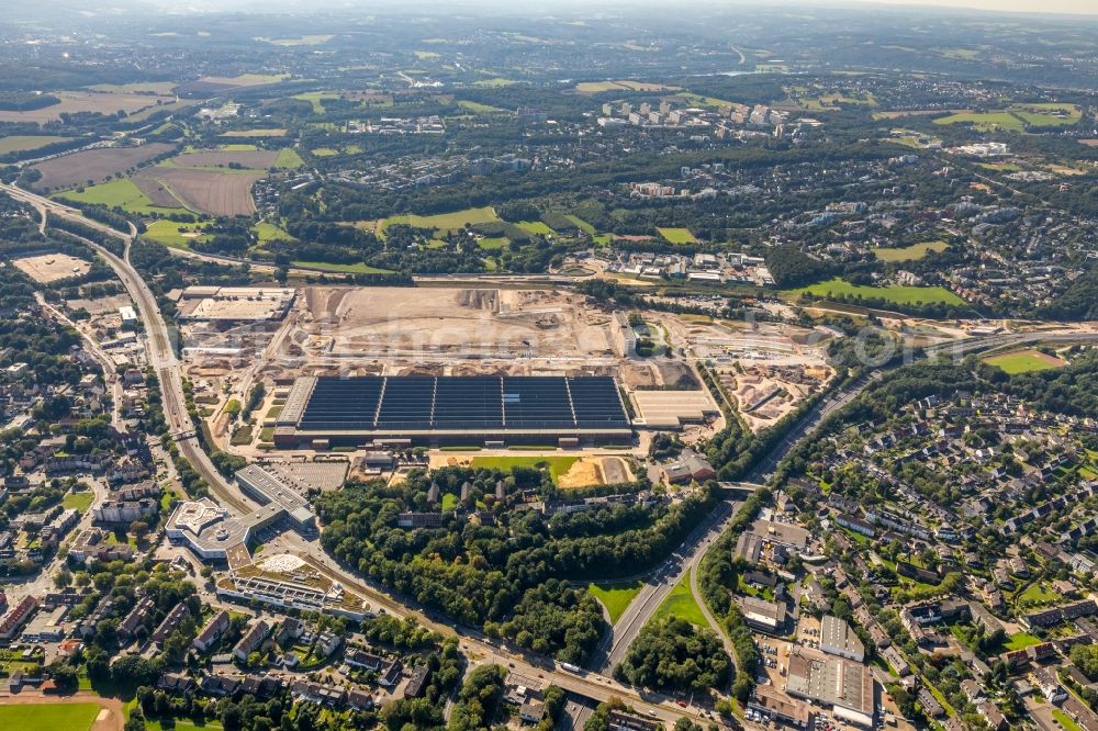 Aerial image Bochum - Company grounds and facilities of the former Adam Opel AG Werkes Bochum I in Bochum in the state North Rhine-Westphalia