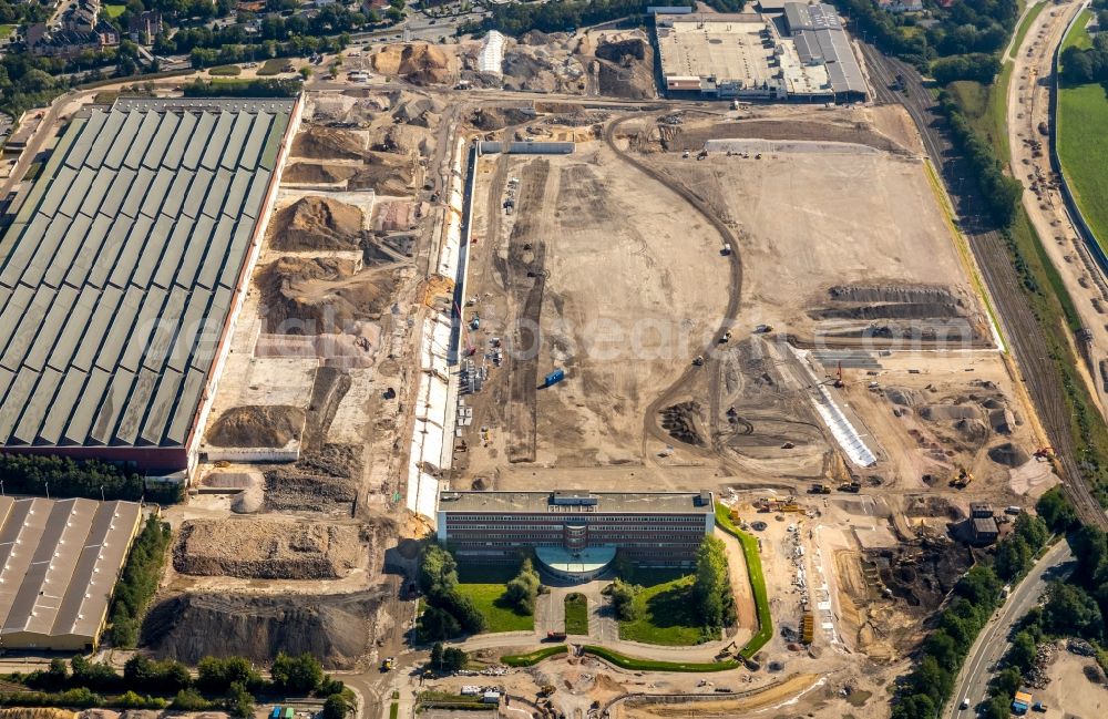 Aerial photograph Bochum - Company grounds and facilities of the former Adam Opel AG Werkes Bochum I in Bochum in the state North Rhine-Westphalia