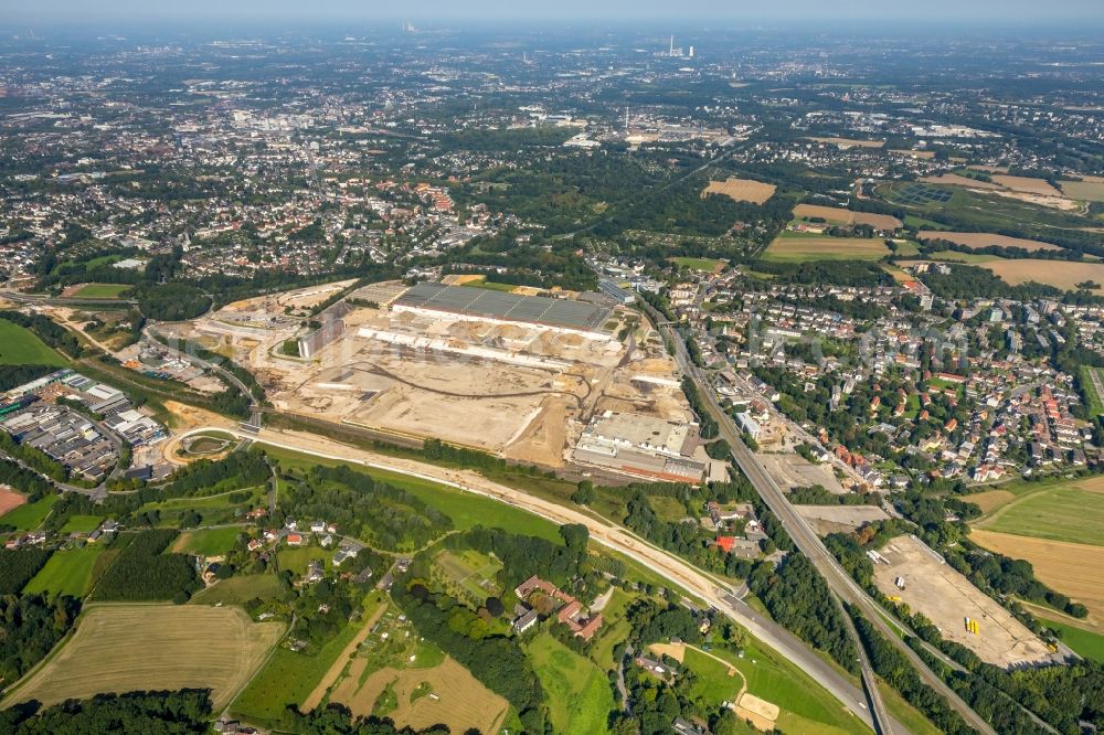 Aerial image Bochum - Company grounds and facilities of the former Adam Opel AG Werkes Bochum I in Bochum in the state North Rhine-Westphalia