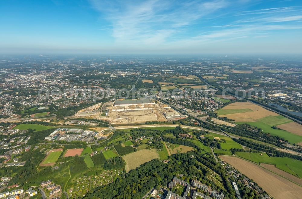 Bochum from the bird's eye view: Company grounds and facilities of the former Adam Opel AG Werkes Bochum I in Bochum in the state North Rhine-Westphalia