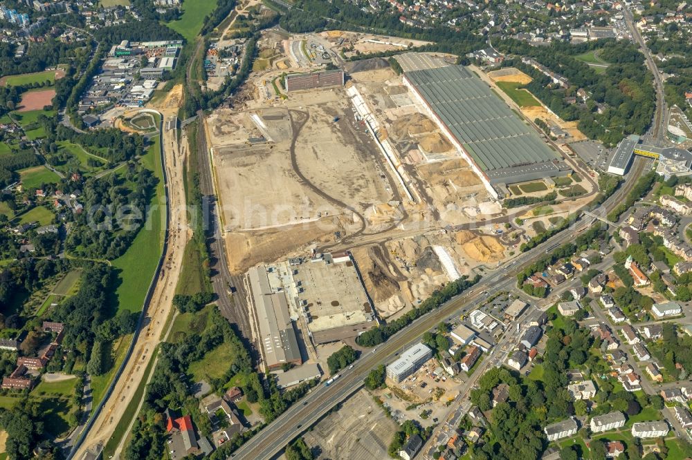 Aerial photograph Bochum - Company grounds and facilities of the former Adam Opel AG Werkes Bochum I in Bochum in the state North Rhine-Westphalia