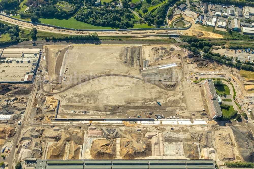 Aerial photograph Bochum - Company grounds and facilities of the former Adam Opel AG Werkes Bochum I in Bochum in the state North Rhine-Westphalia