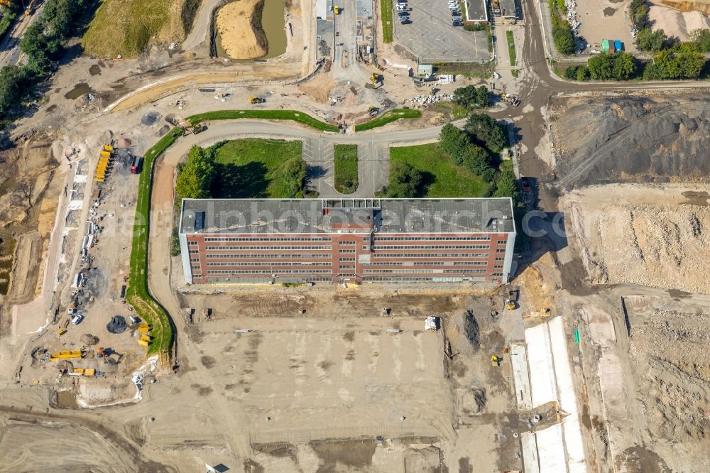 Bochum from above - Company grounds and facilities of the former Adam Opel AG Werkes Bochum I in Bochum in the state North Rhine-Westphalia