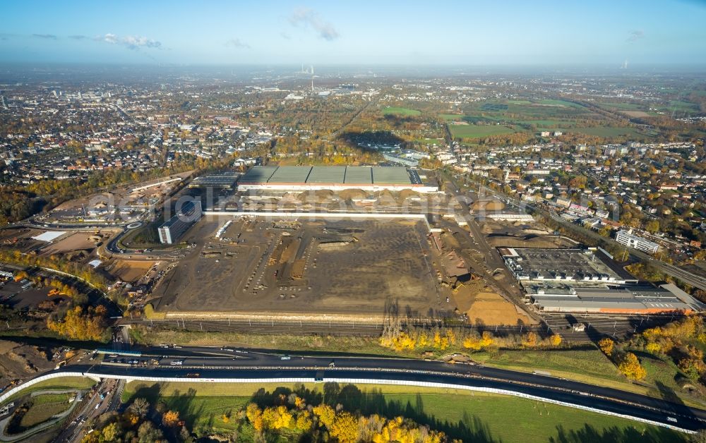 Bochum from above - Company grounds and facilities of the former Adam Opel AG Werkes Bochum I in Bochum in the state North Rhine-Westphalia