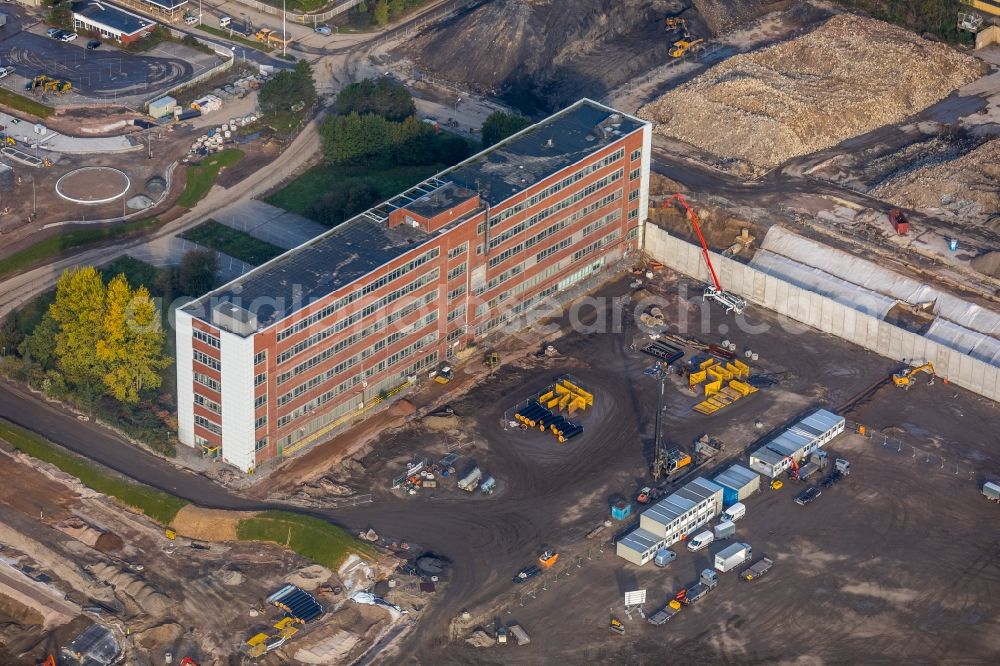 Bochum from the bird's eye view: Company grounds and facilities of the former Adam Opel AG Werkes Bochum I in Bochum in the state North Rhine-Westphalia