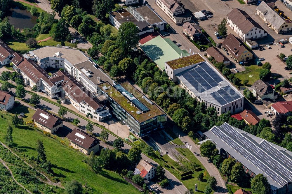 Lenzkirch from the bird's eye view: Company grounds and facilities of Testo Sensor GmbH in Lenzkirch in the state Baden-Wuerttemberg, Germany