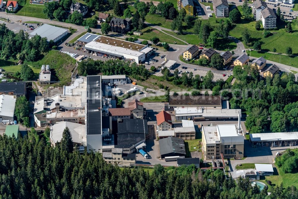 Aerial photograph Lenzkirch - Company grounds and facilities of Testo Sensor GmbH in Lenzkirch in the state Baden-Wuerttemberg, Germany