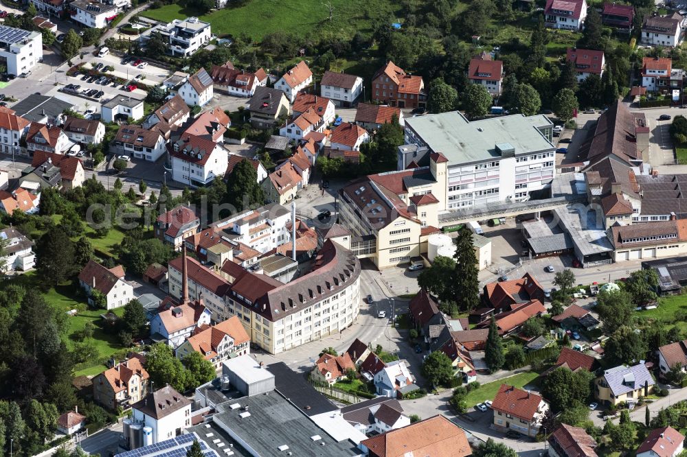 Heubach from the bird's eye view: Company grounds and facilities of Triumph International GmbH Miederwaren in Heubach in the state Baden-Wuerttemberg, Germany