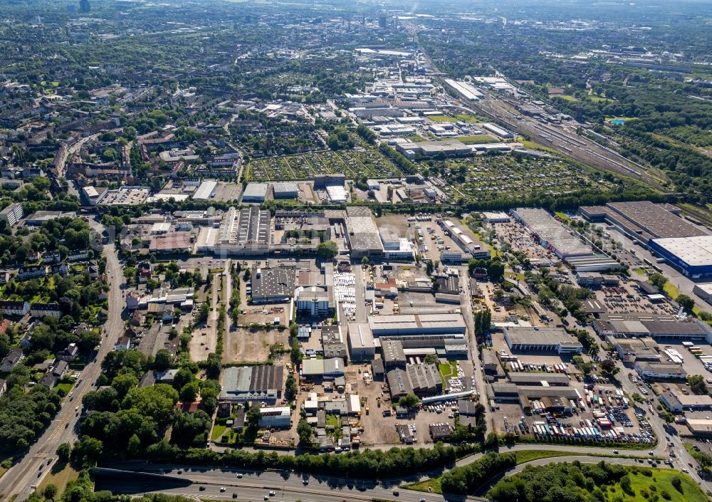 Dortmund from above - View of the premises of the KHS GmbH in Dortmund in the state North Rhine-Westphalia