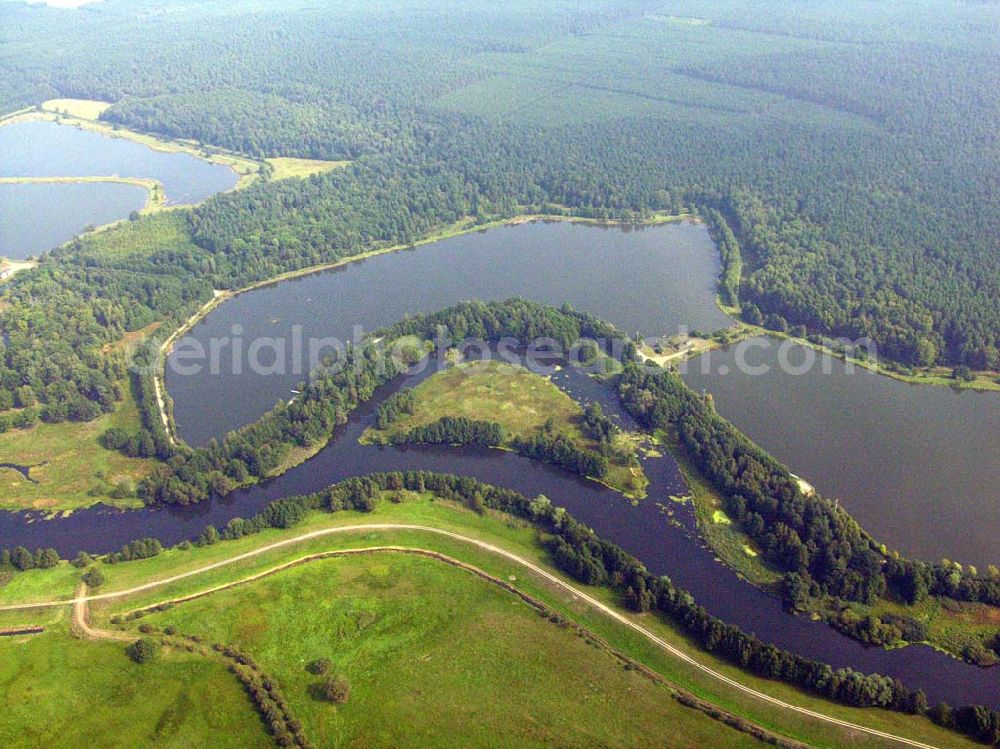 Aerial image Lübben (Brandenburg) - 10.09.2005 Lübben Fischteiche Lubolz bei Lübben