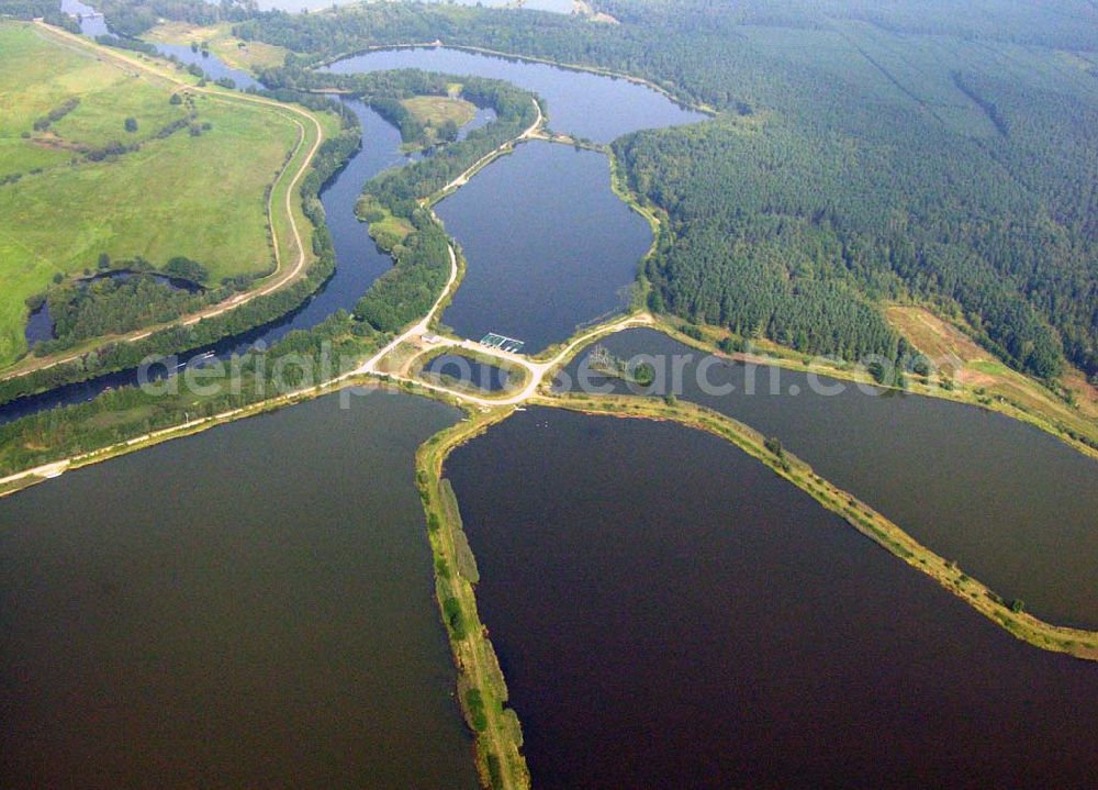 Aerial image Lübben (Brandenburg) - 10.09.2005 Lübben Fischteiche Lubolz bei Lübben