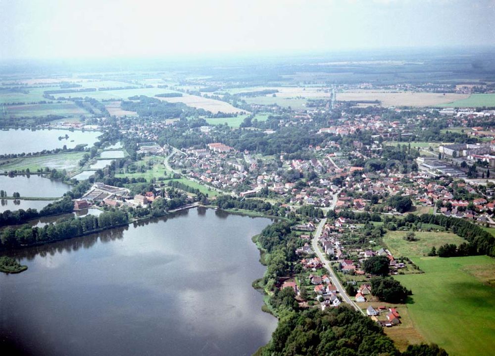 Aerial photograph Peitz / Brandenburg - Fischteiche in Peitz.