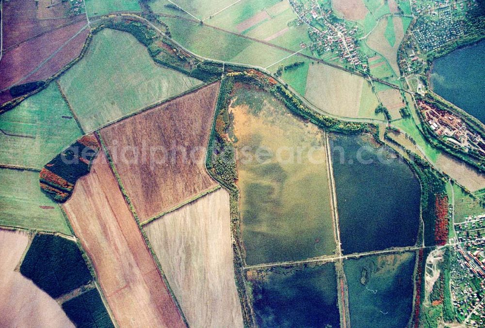 Wittichenau / Sachsen from above - Fischzuchteichanlagen bei Lohsa / Sachsen.