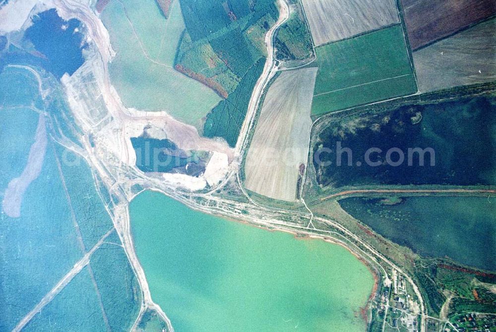 Aerial image Wittichenau / Sachsen - Fischzuchteichanlagen bei Lohsa / Sachsen.