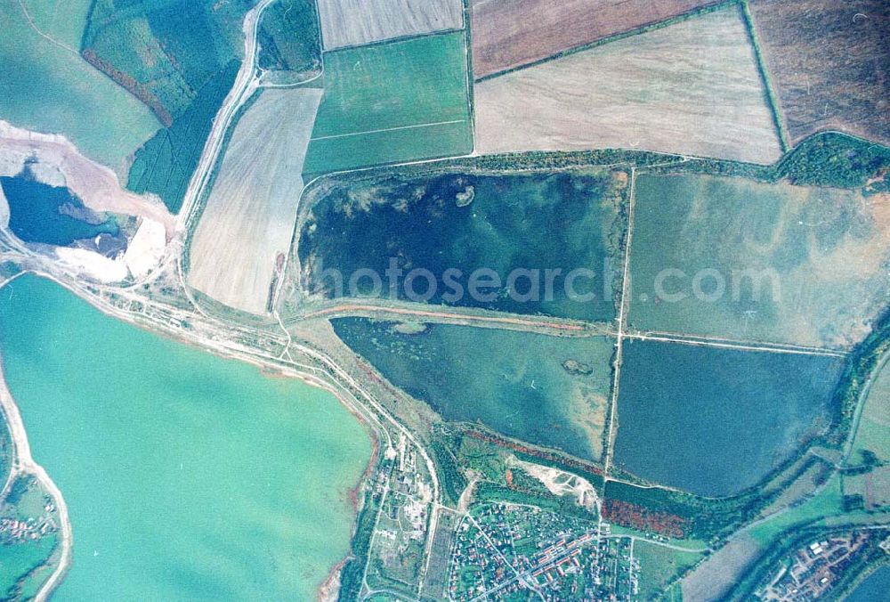 Wittichenau / Sachsen from above - Fischzuchteichanlagen bei Lohsa / Sachsen.