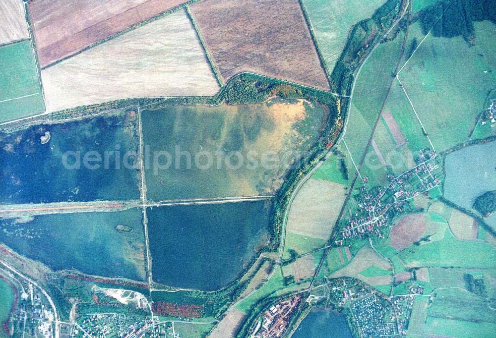 Aerial photograph Wittichenau / Sachsen - Fischzuchteichanlagen bei Lohsa / Sachsen.