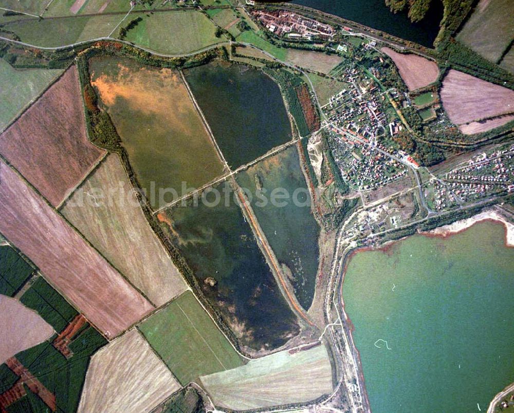  Lohsa / Sachsen from above - Fischzuchteichanlagen bei Lohsa / Sachsen.